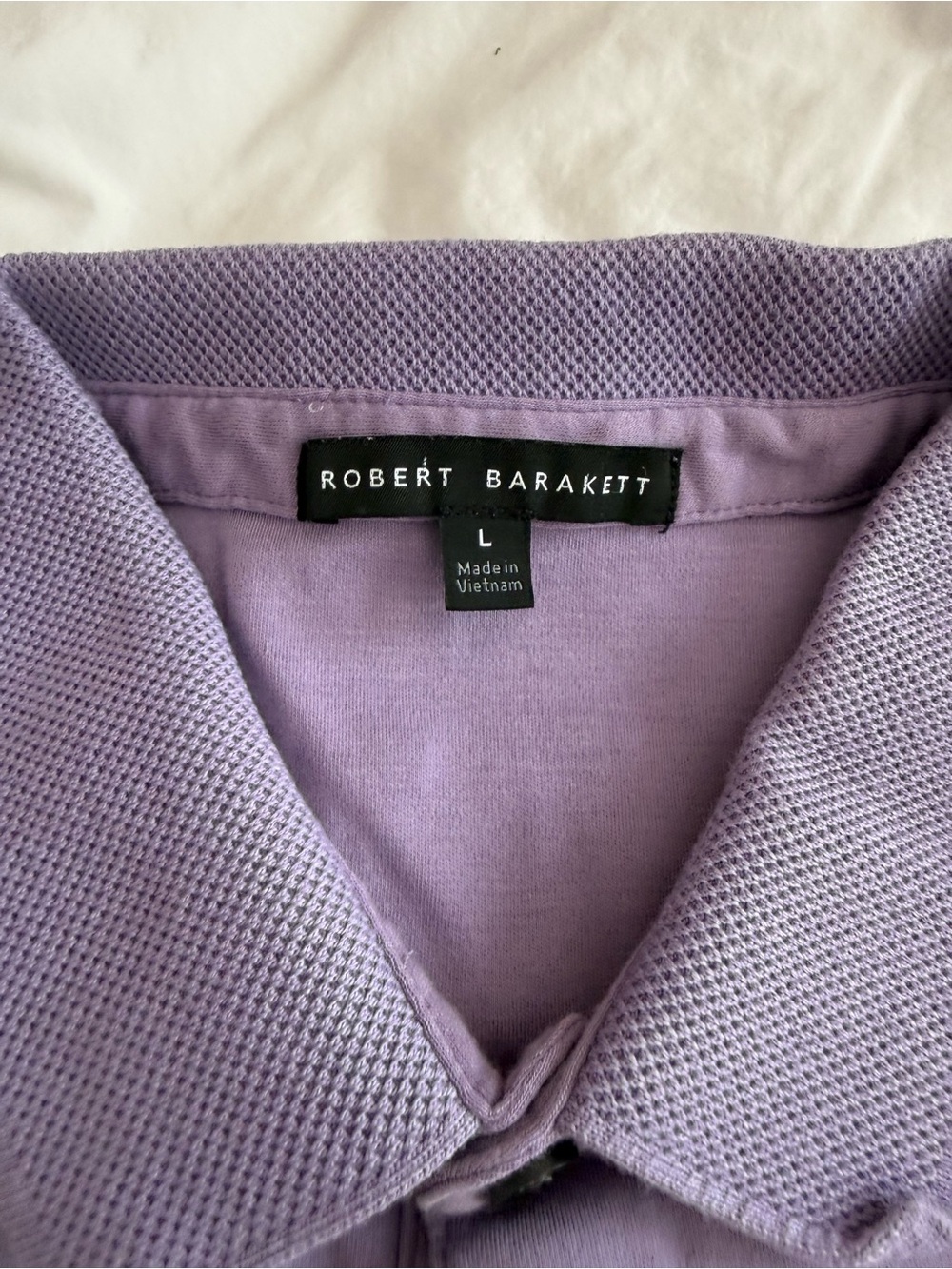 Robert Barakett Light Lavender Polo